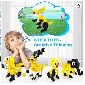 150 PCS Building Blocks STEM Educational Sensory Toy